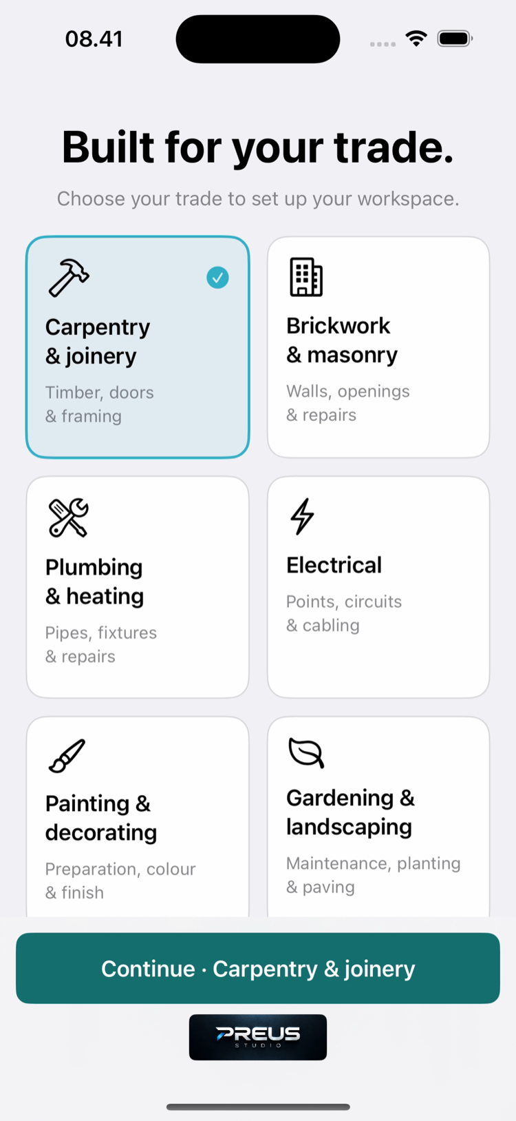 Built for your trade